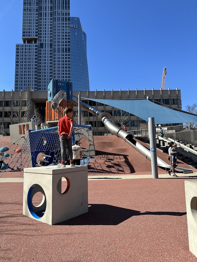 Boston City Hall Plaza Playground (Cop Slide) — Best Outdoor Playgrounds in Boston
