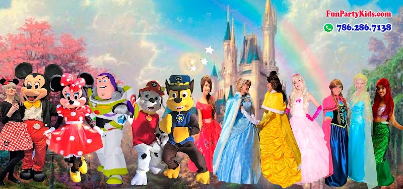 FunPartyKids Characters Princess Decorations
