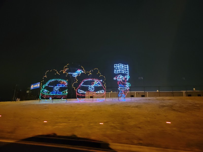 Speedway Christmas Lights Winterfest Christmas Village at the Charlotte Motor Speedway